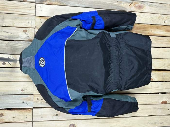 CHAQUETA T-S DE MOTO GARIBALDI AZUL