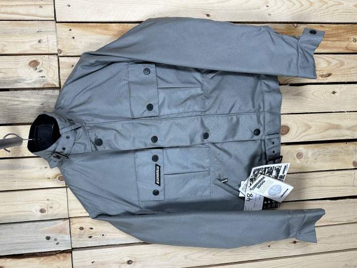 CHAQUETA T-M MOTO GARIBALDI GRIS TERM IMPERMEABLE