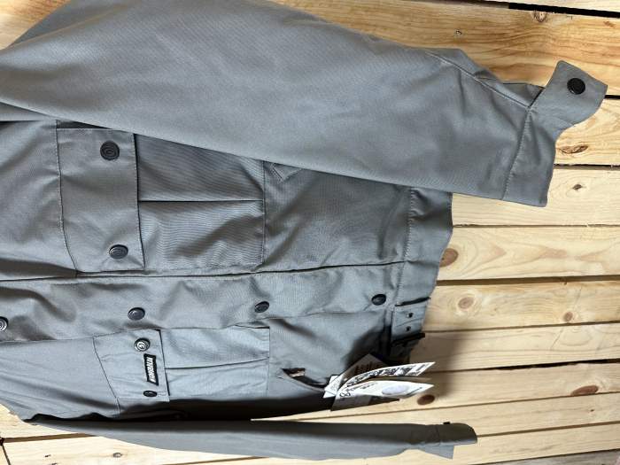 CHAQUETA T-M MOTO GARIBALDI GRIS TERM IMPERMEABLE