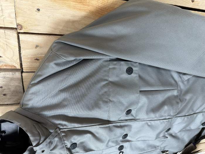 CHAQUETA T-M MOTO GARIBALDI GRIS TERM IMPERMEABLE