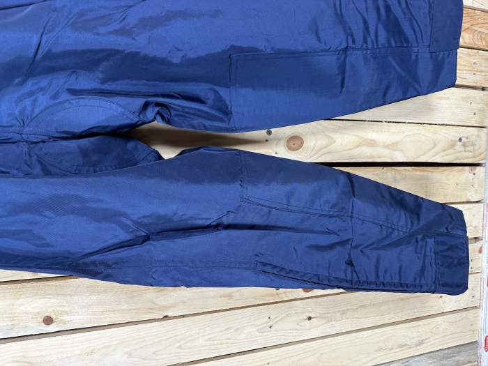 PANTALON T-M CHUBASQUERO CON TIRANTES AZUL
