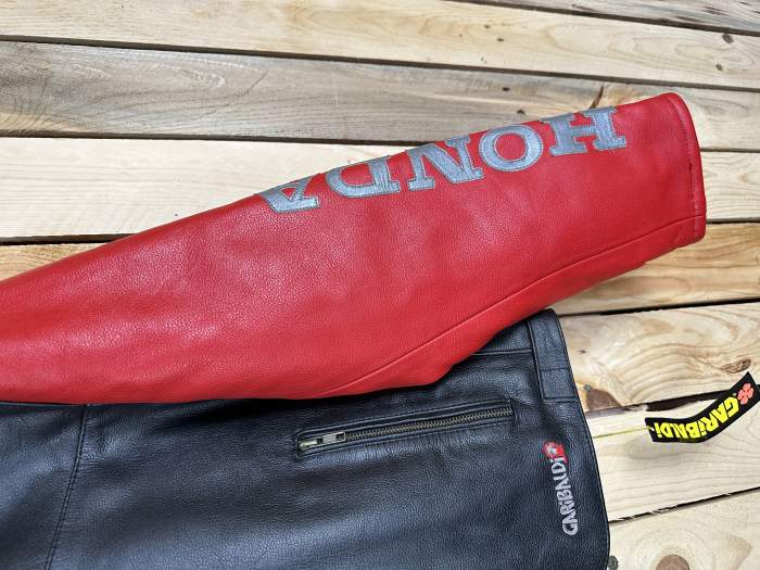 CHAQUETA T-M MOTO GARIBALDI HONDA NEGRO 48