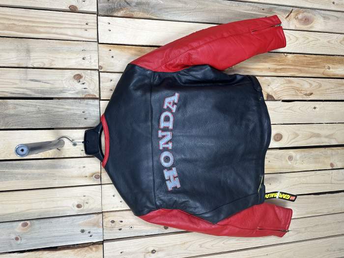 CHAQUETA T-M MOTO GARIBALDI HONDA NEGRO 48