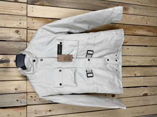 CHAQUETA T-XXS MUJER  MOTO GARIBALDI  CREMA