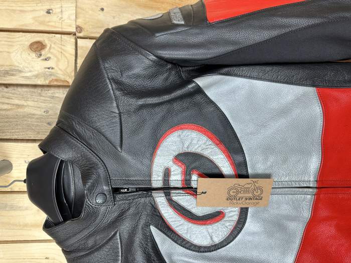 CHAQUETA T-M DE MOTO GARIBALDI ROJO 48