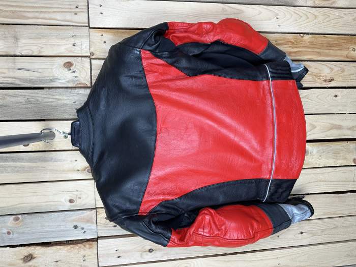 CHAQUETA T-M DE MOTO GARIBALDI ROJO 48