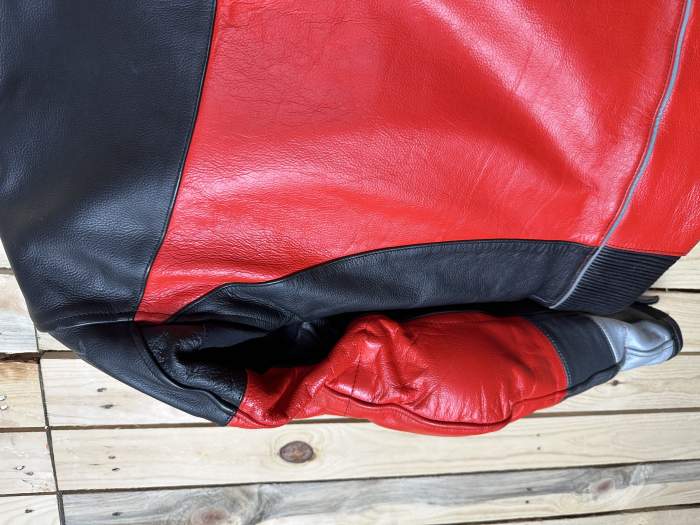 CHAQUETA T-M DE MOTO GARIBALDI ROJO 48