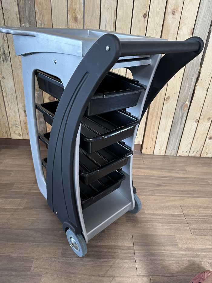 CARRITO AUXILIAR DE PELUQUERIA ZAR - QrBox.es