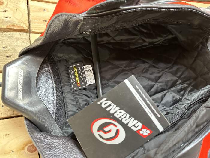 CHAQUETA T-S MOTO COMPETICION GARIBALDI ROJO 1