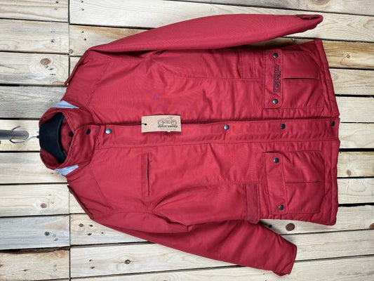 CHAQUETA T-L MUJER IMPERMEBALE ROJO