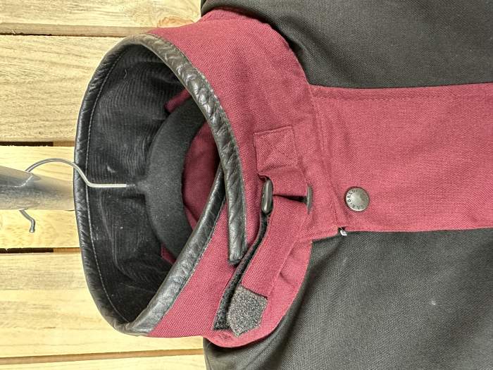 CHAQUETA T-S DE MOTO GARIBALDI GRANATE