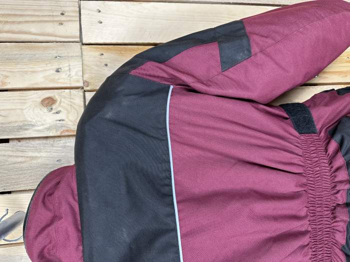 CHAQUETA T-S DE MOTO GARIBALDI GRANATE