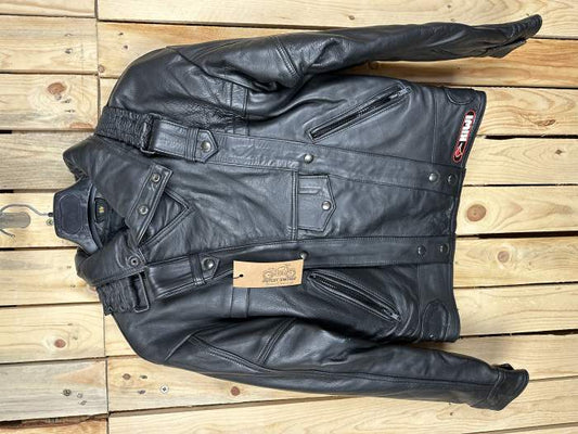 CHAQUETA T-M DE CUERO KIWI