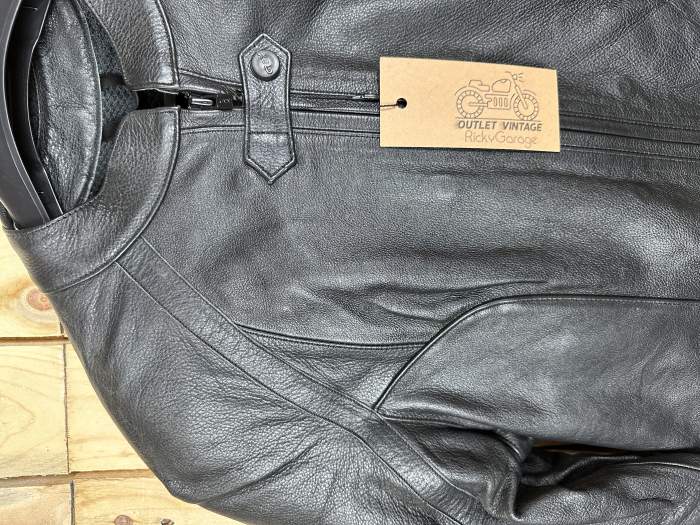 CHAQUETA T-XL DE CUERO MUJER NEGRO GREX