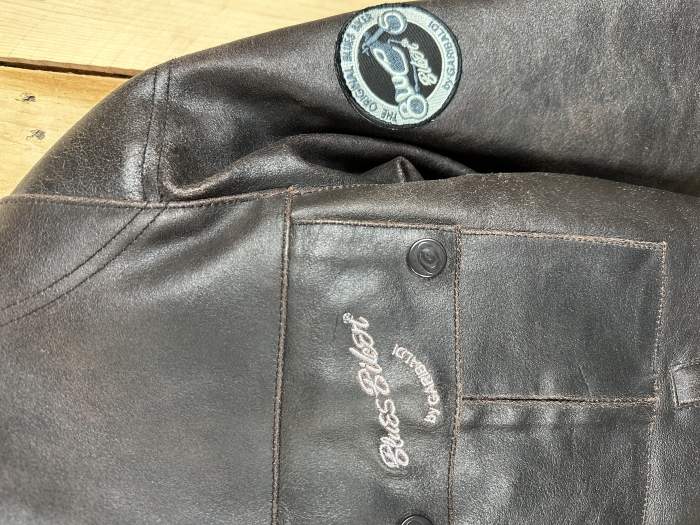 CHAQUETA T-S DE CUERO GASTADO GARIBALDI 1