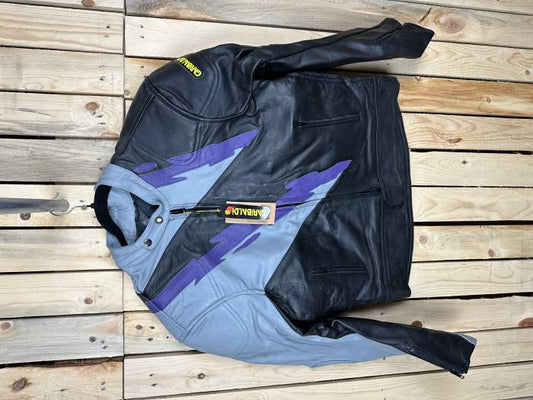 CHAQUETA T-XL MOTO GARIBALDI MORADO
