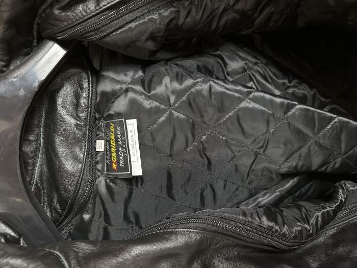 CHAQUETA T-M DE MOTO GARIBALDI NEGRA 1