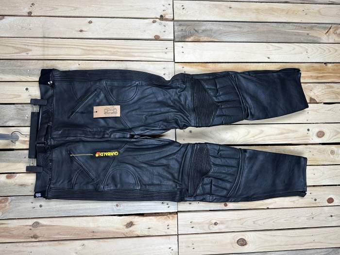 PANTALON T-2XL DE CUERO PARA MOTO GARIBALDI