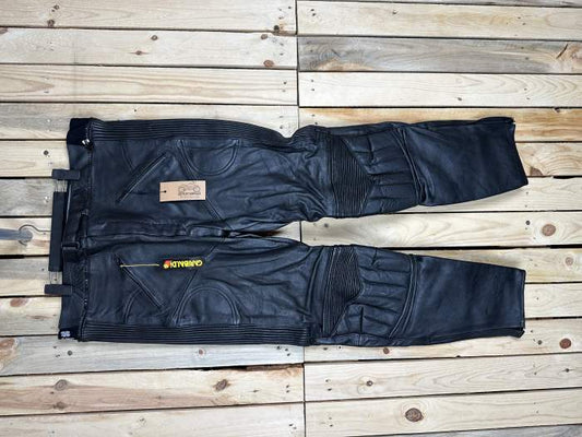PANTALON T-2XL DE CUERO PARA MOTO GARIBALDI