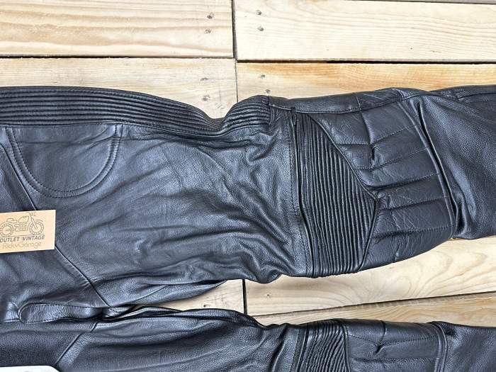 PANTALON T-2XL DE CUERO PARA MOTO GARIBALDI