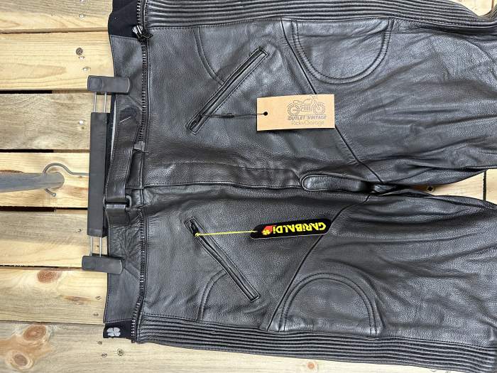 PANTALON T-2XL DE CUERO PARA MOTO GARIBALDI