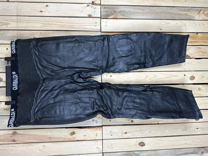PANTALON T-2XL DE CUERO PARA MOTO GARIBALDI
