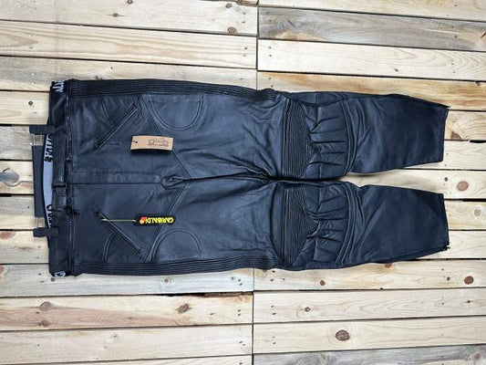 PANTALON T-2XL DE CUERO PARA MOTO GARIBALDI 2