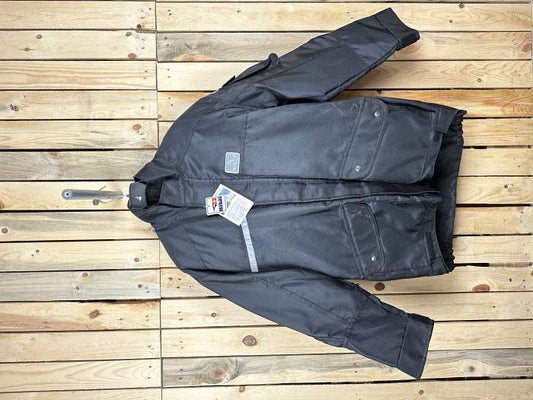 CHAQUETA T-M DE MOTO KIWI NEGRO