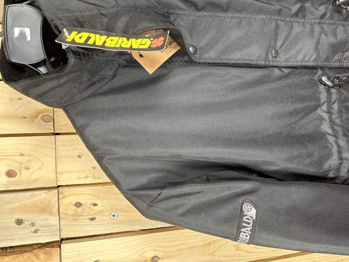 CHAQUETA T-M DE MOTO GARIBALDI NEGRO 1