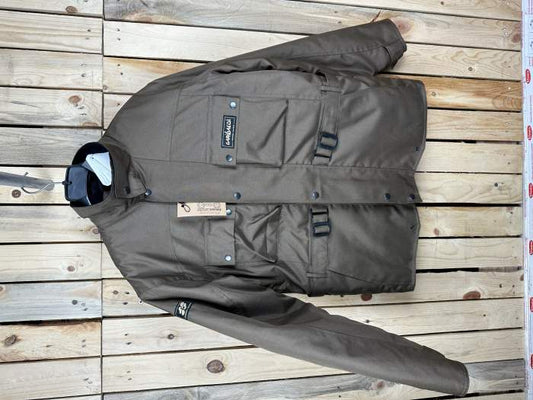 CHAQUETA T-M DE MOTO GARIBALDI MARRON