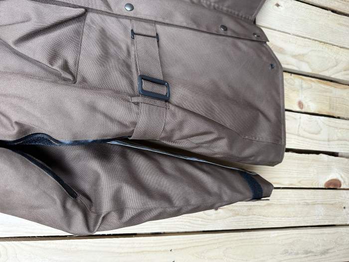 CHAQUETA T-S DE MOTO GARIBALDI MARRON