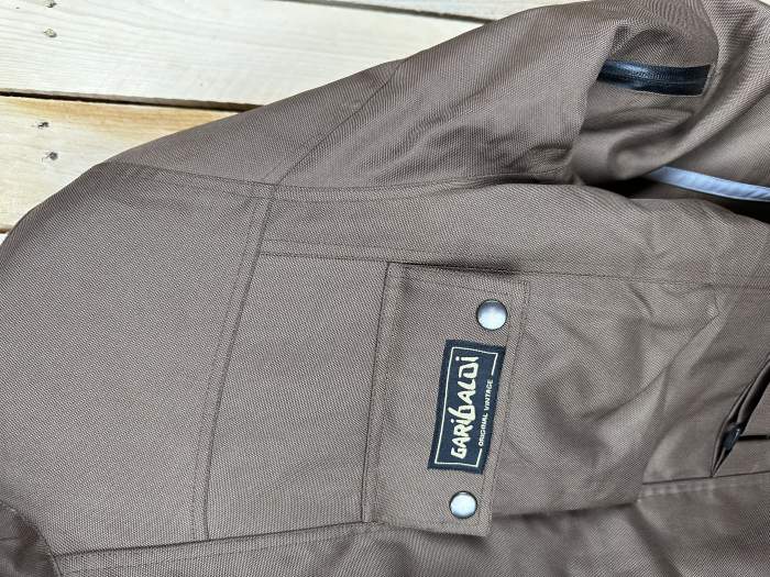 CHAQUETA T-S DE MOTO GARIBALDI MARRON