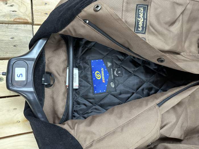 CHAQUETA T-S DE MOTO GARIBALDI MARRON