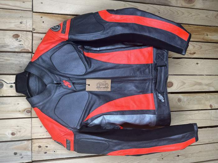 CHAQUETA T-M MOTO COMPETICION GARIBALDI ROJO 50