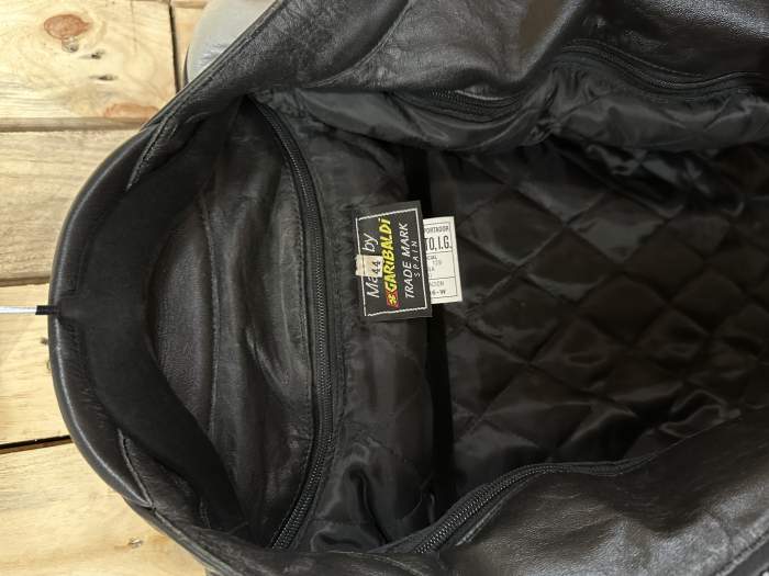 CHAQUETA T-M DE MOTO MUJER GARIBALDI NEGRA 1