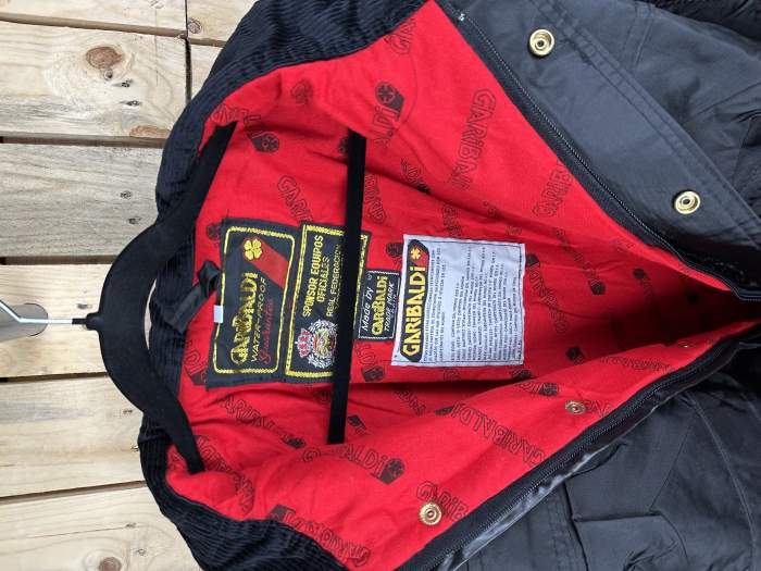 CHAQUETA T-3XL IMPERMEABLE TERMICA GARIBALDI NEGRA