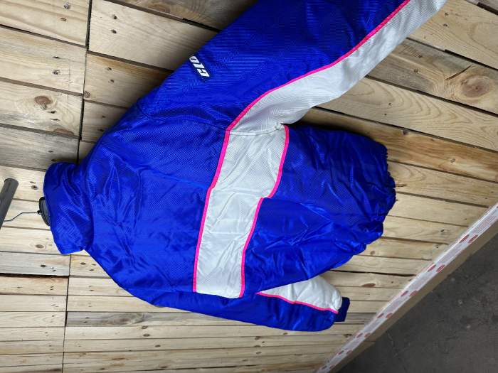 CHAQUETA T-M DE MOTO CLOVER COMPETITION AZUL