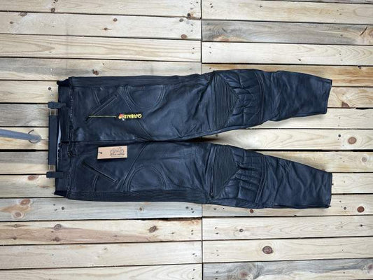 PANTALON T-L DE CUERO PARA MOTO GARIBALDI 2