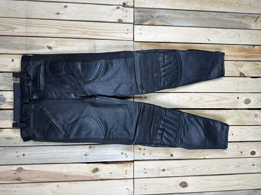 PANTALON T-M DE CUERO PARA MOTO GARIBALDI 2