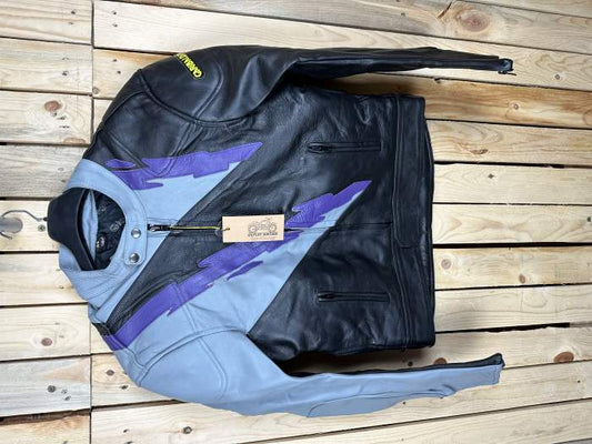 CHAQUETA T-L MOTO GARIBALDI MORADO