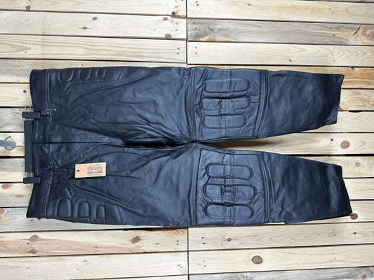 PANTALON T-2XL DE CUERO PARA MOTO GARIBALDI