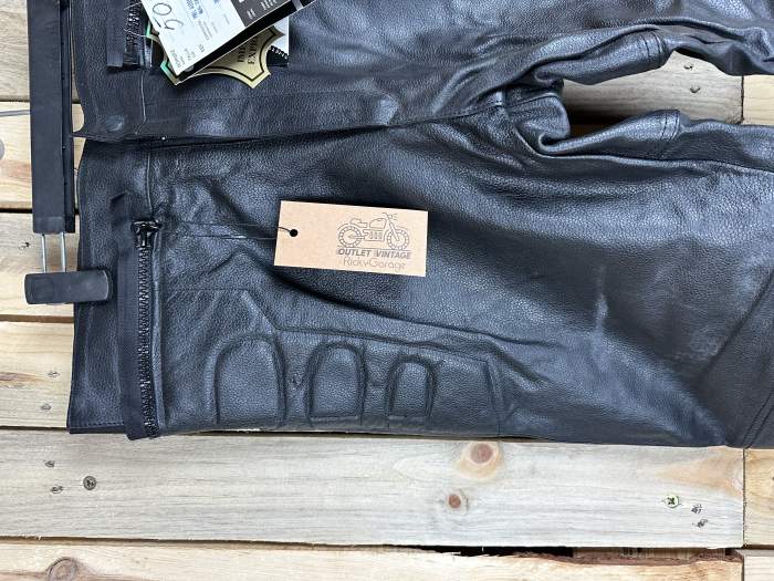 PANTALON T-M DE CUERO PARA MOTO GARIBALDI 3