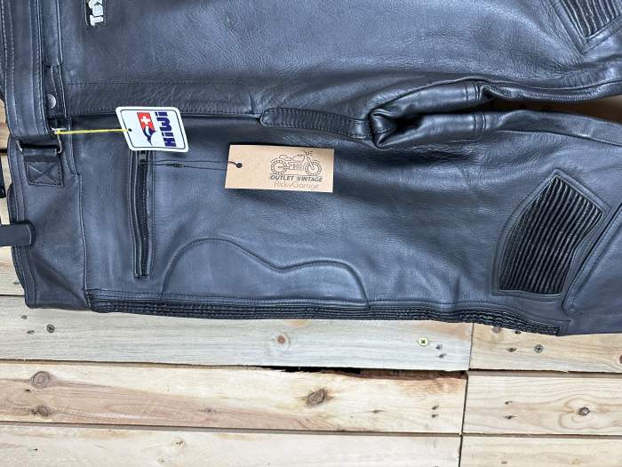 PANTALON T-M DE CUERO PARA MOTO KIWI