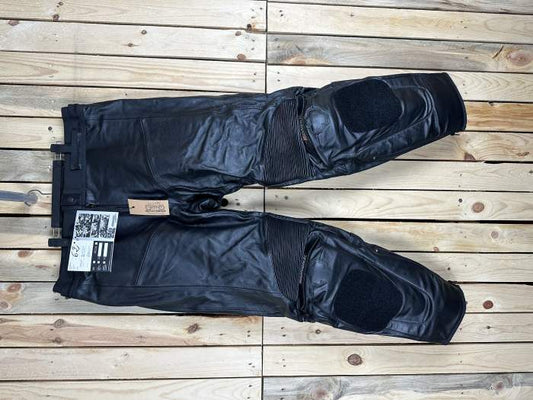 PANTALON T-3XL DE CUERO PARA MOTO GARIBALDI 1
