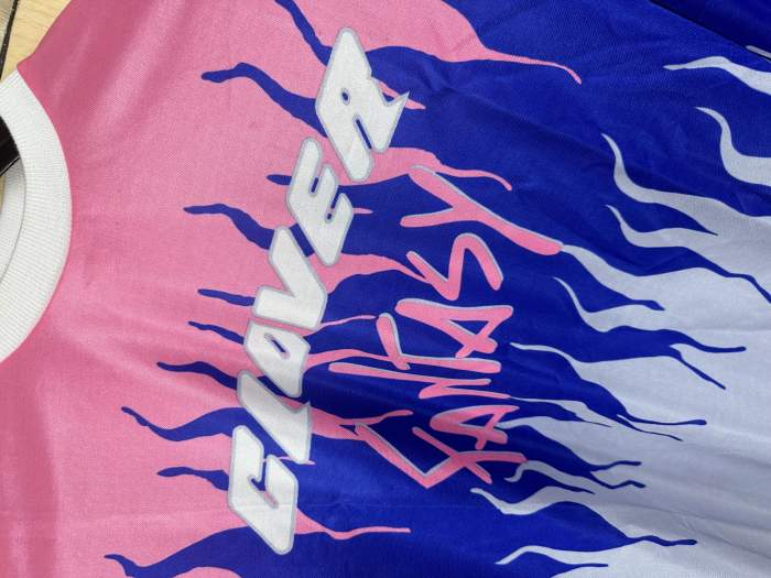 CAMISETA T-M DE MOTO CLOVER FANTASY ROSA