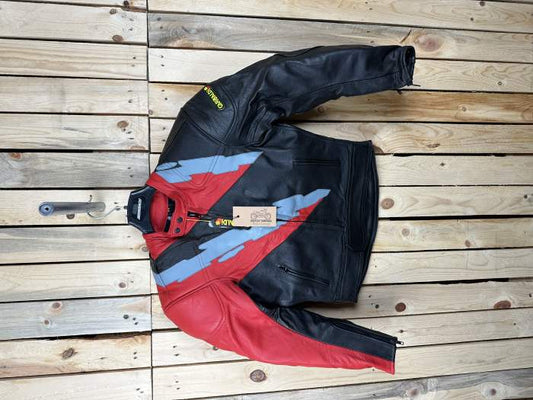 CHAQUETA T-M MOTO GARIBALDI ROJO 48