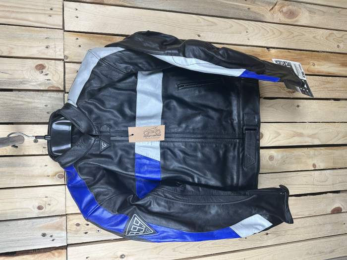 CHAQUETA T-L DE MOTO GARIBALDI NEGRA 2