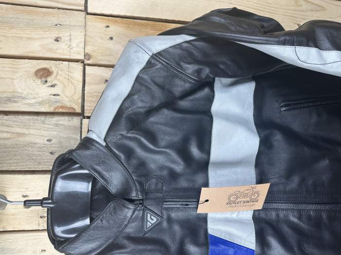 CHAQUETA T-L DE MOTO GARIBALDI NEGRA 2