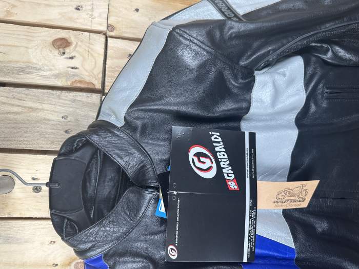 CHAQUETA T-M DE MOTO GARIBALDI NEGRA 2