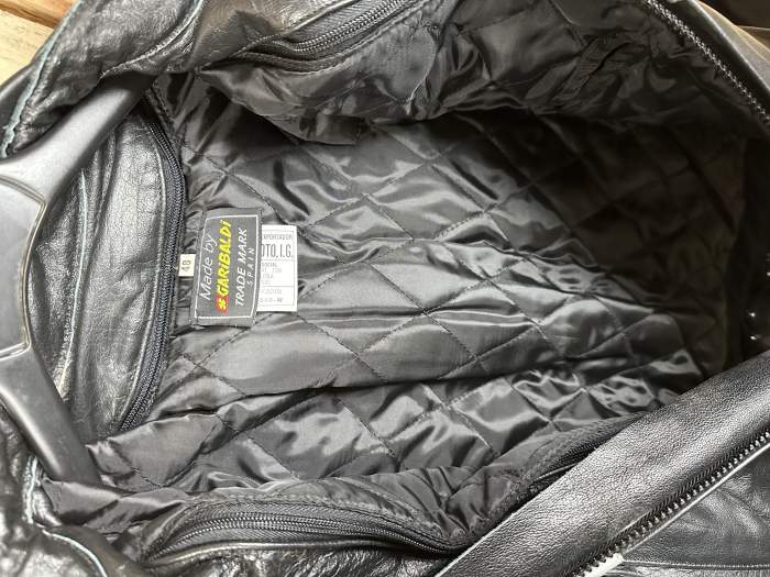 CHAQUETA T-M DE MOTO GARIBALDI NEGRA 2